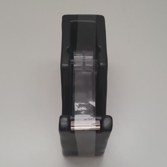 Rae Dunn Black Ceramic Tape Dispenser - Picture 2 of 4